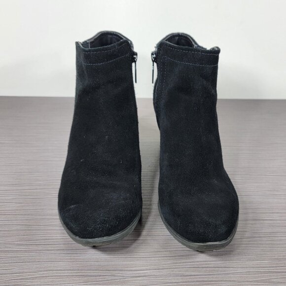 Blondo Valli Waterproof Bootie, Black Suede, Womens Size 9 M - Picture 3 of 12